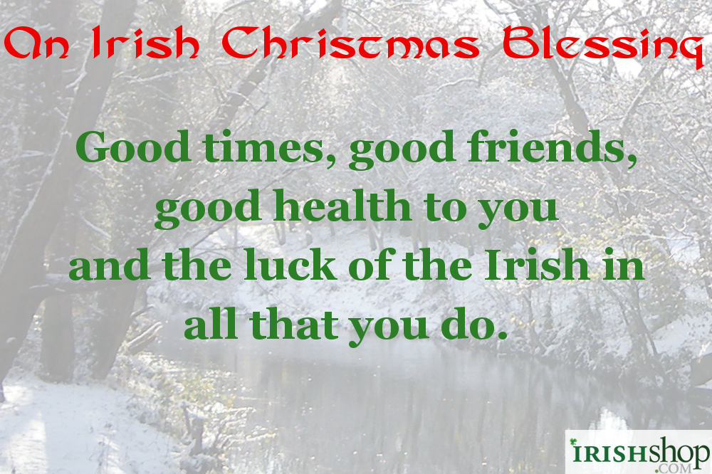 What Is An Irish Christmas Blessing